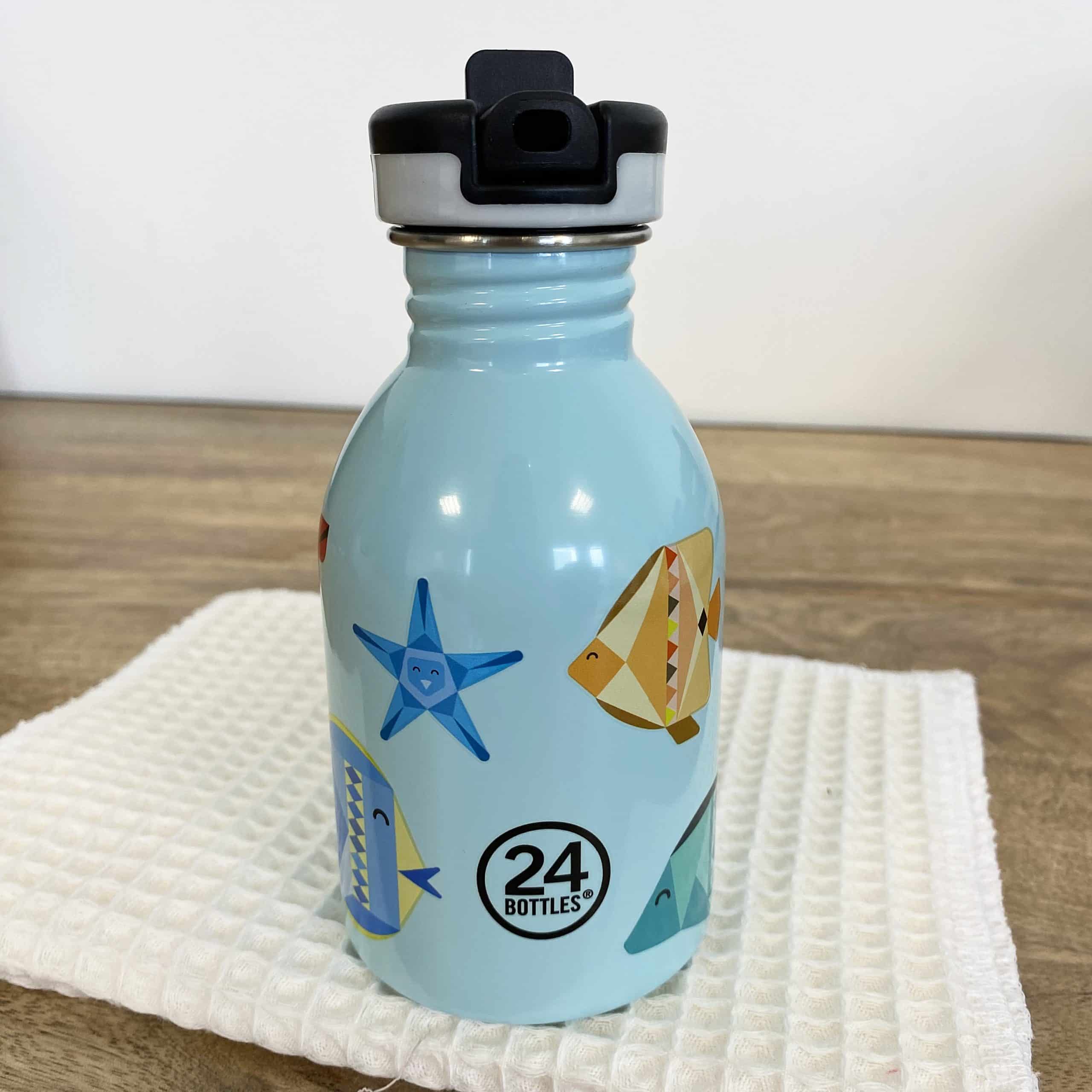 24-bottles-kids-gourde-inox-250-ml-sea-friends-paille image 3
