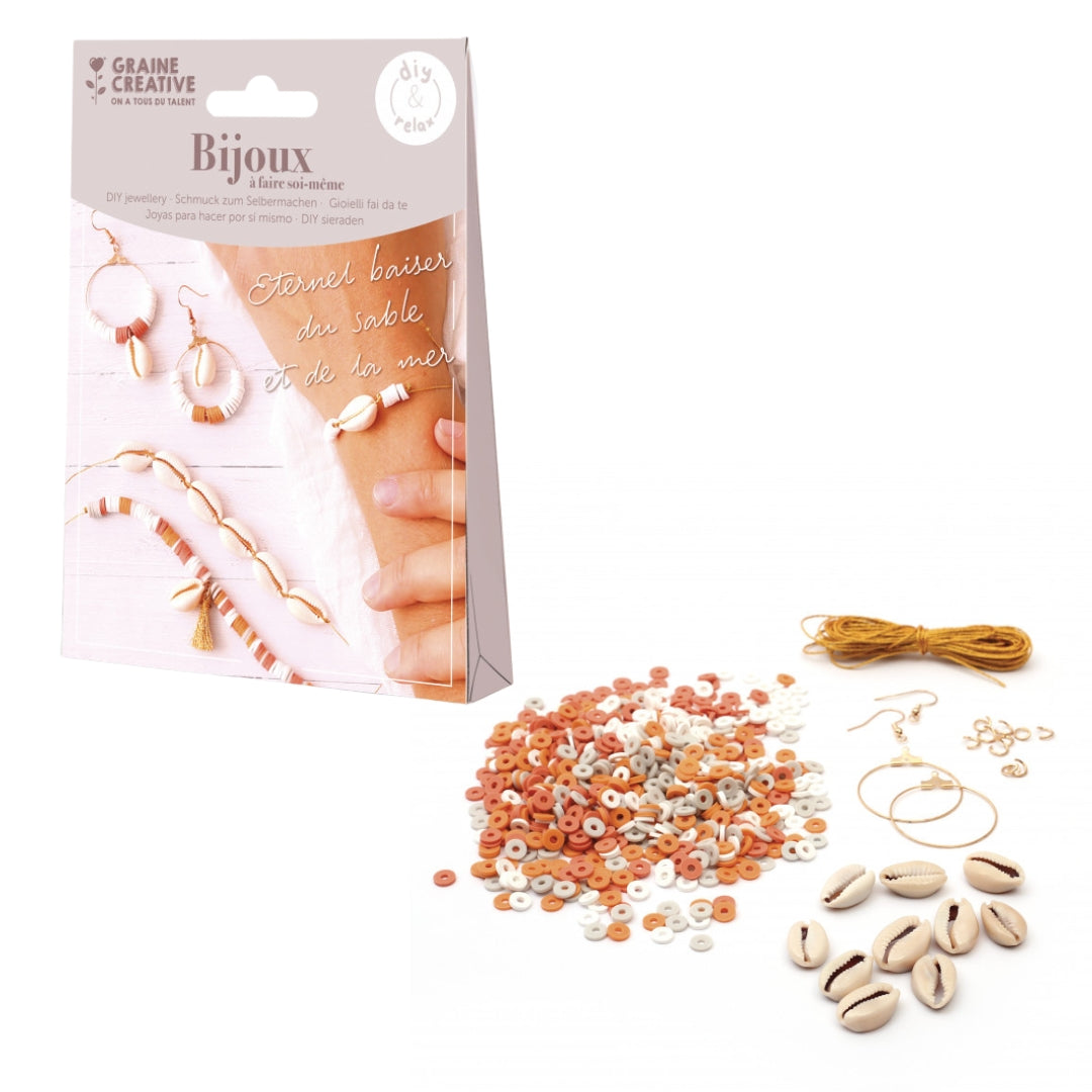 mes-courses-en-vrac-kit-diy-bijoux-coquillage-bracelets-boucles image 2