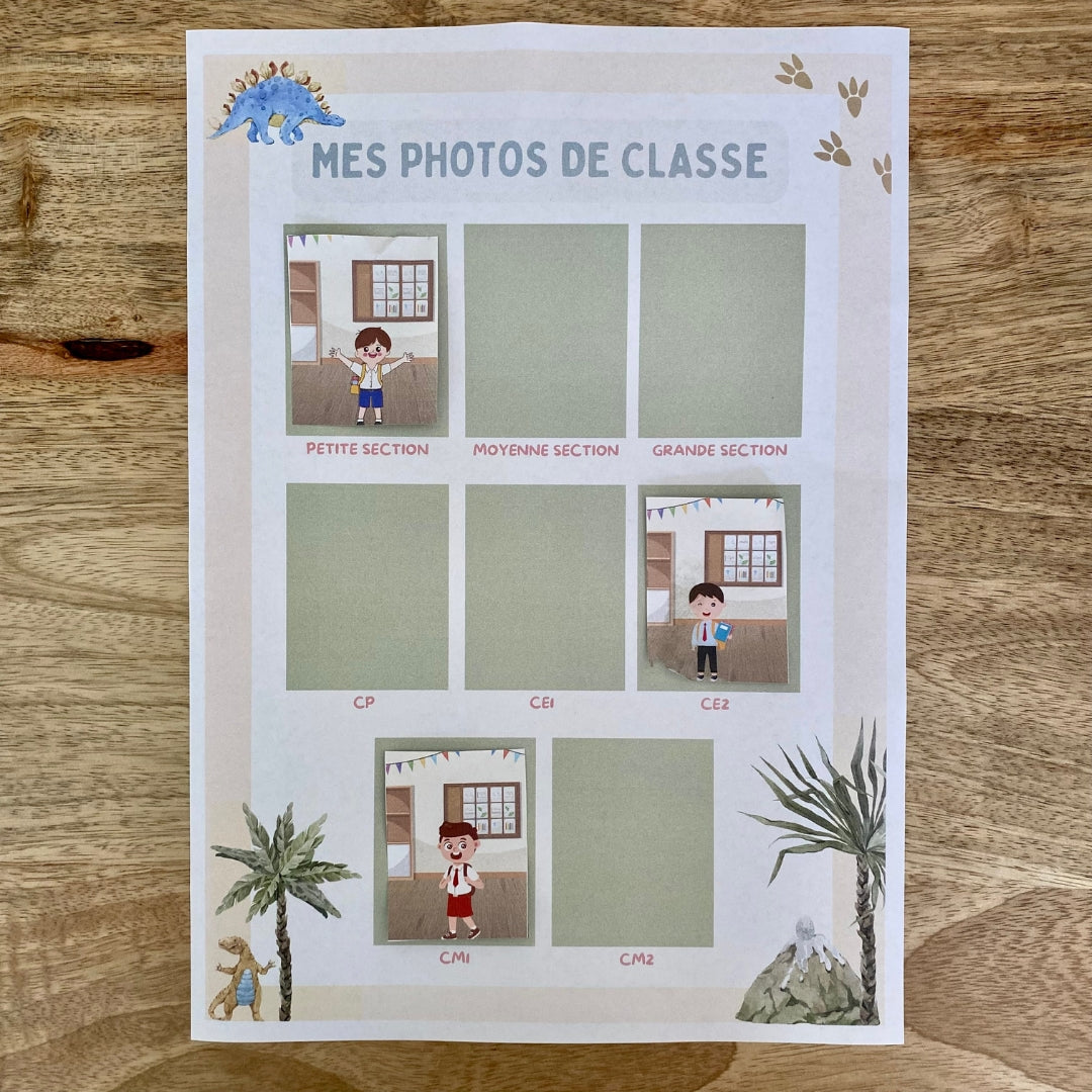 mes-photos-de-classe-tableau-photo-dinosaure-souvenir-cole image 5