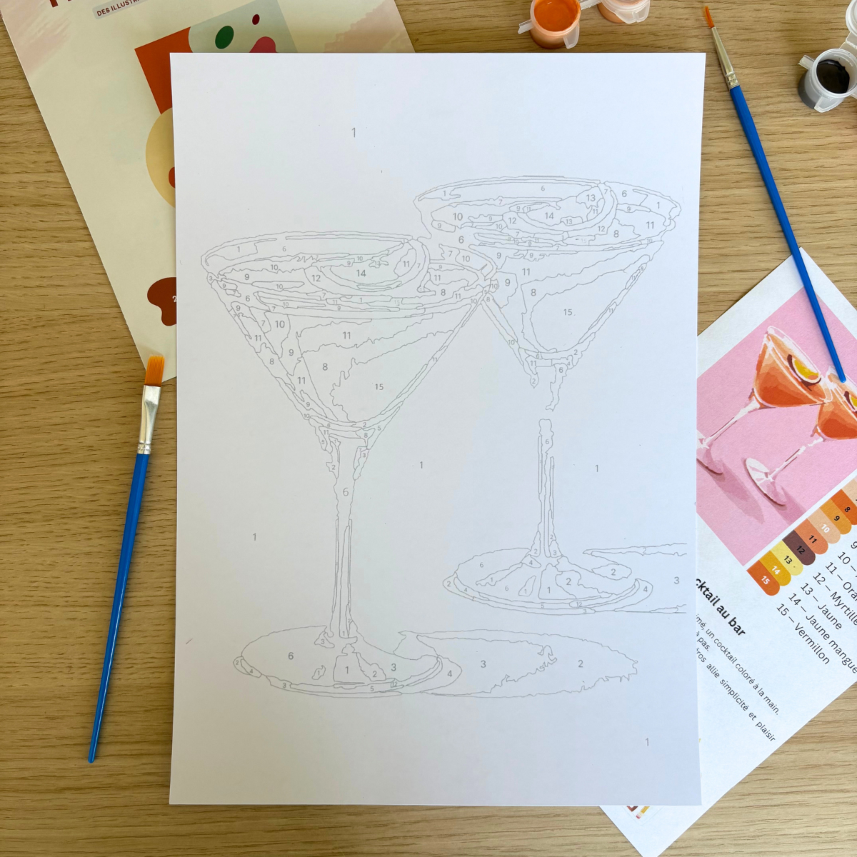 mes-courses-en-vrac-cocktail-au-bar-peinture-par-num-ros-a4 image 2